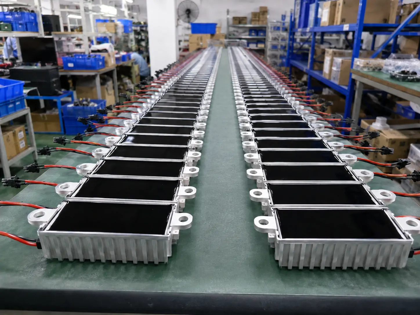 Black epoxy potting compound encapsulating a printed circuit board inside an electronic housing